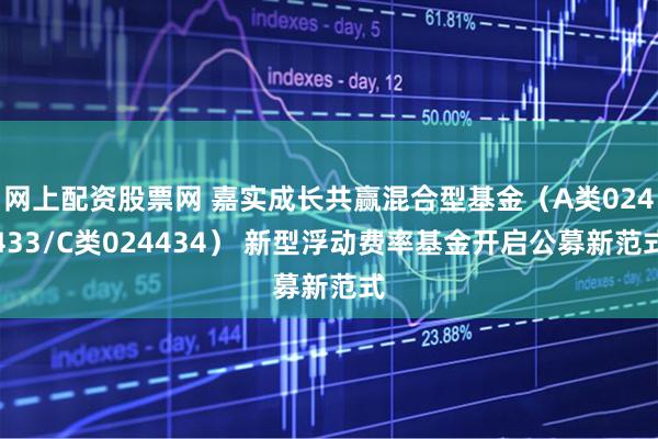 网上配资股票网 嘉实成长共赢混合型基金（A类024433/C类024434） 新型浮动费率基金开启公募新范式